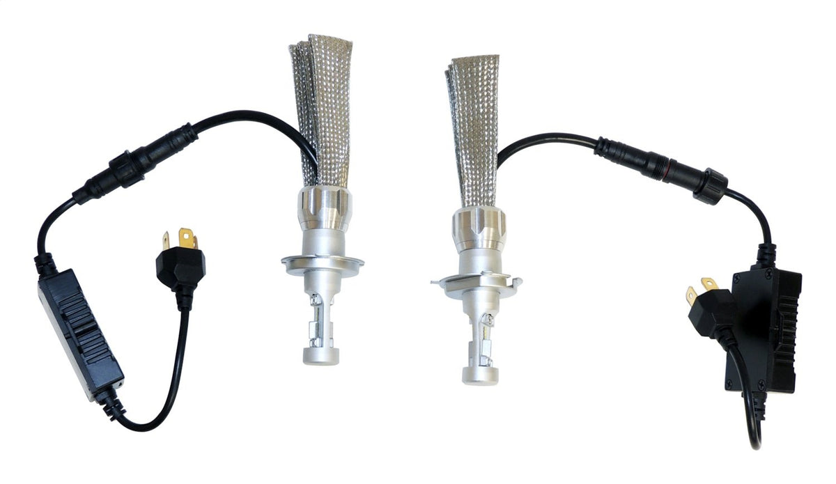 Tail Light Bulb 1997-2006 TJ Wrangler w/Halogen Lamp Conversion H4 Includes 2 Lights Installs In Place of OEM Headlamp Bulbs RT Off Road