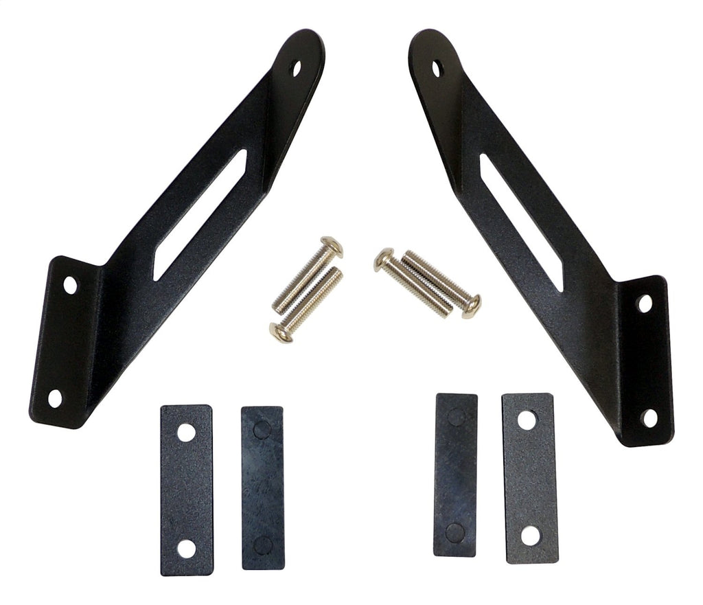 Auxiliary Light Mounting Bracket 2007-2018 JK Wrangler Fits PN[ER28083] 21.5 Inch LED Light Bar Textured Black RT Off Road