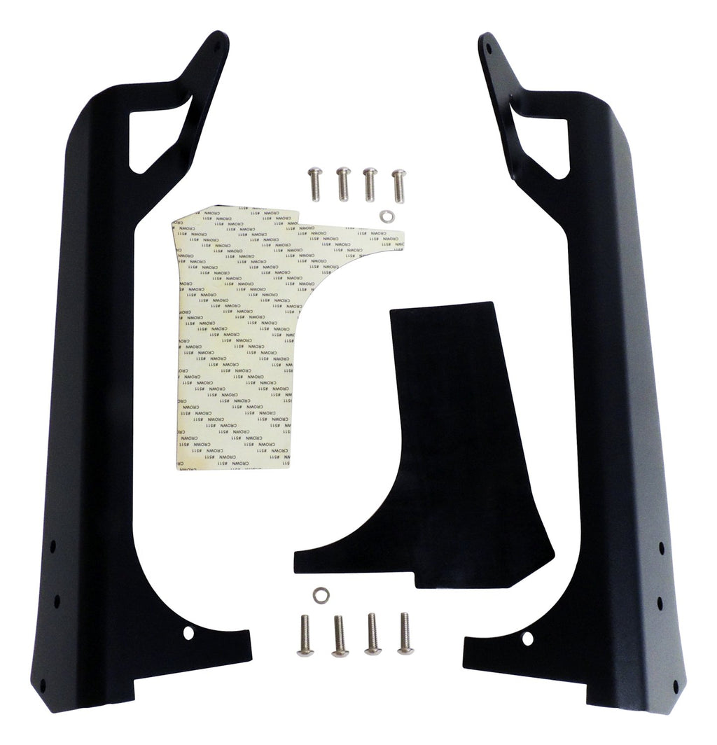 Auxiliary Light Mounting Bracket 1997-2006 Jeep TJ Wrangler 2 Brackets/2 Pre-Cut Rubber Isolators/Stainless Steel Mounting Hardware 50 Inch LED Light Bar RT Off Road