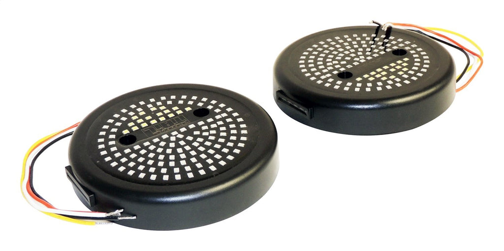 5 inch Round LED Tail Light Kit for Jeep CJ-5, CJ-6, CJ-7, CJ-8 and YJ, TJ Wranglers RT Off Road
