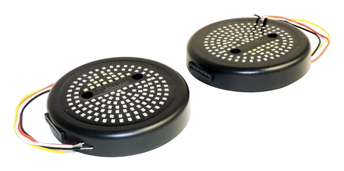 5 inch Round LED Tail Light Kit for Jeep CJ-5, CJ-6, CJ-7, CJ-8 and YJ, TJ Wranglers RT Off Road