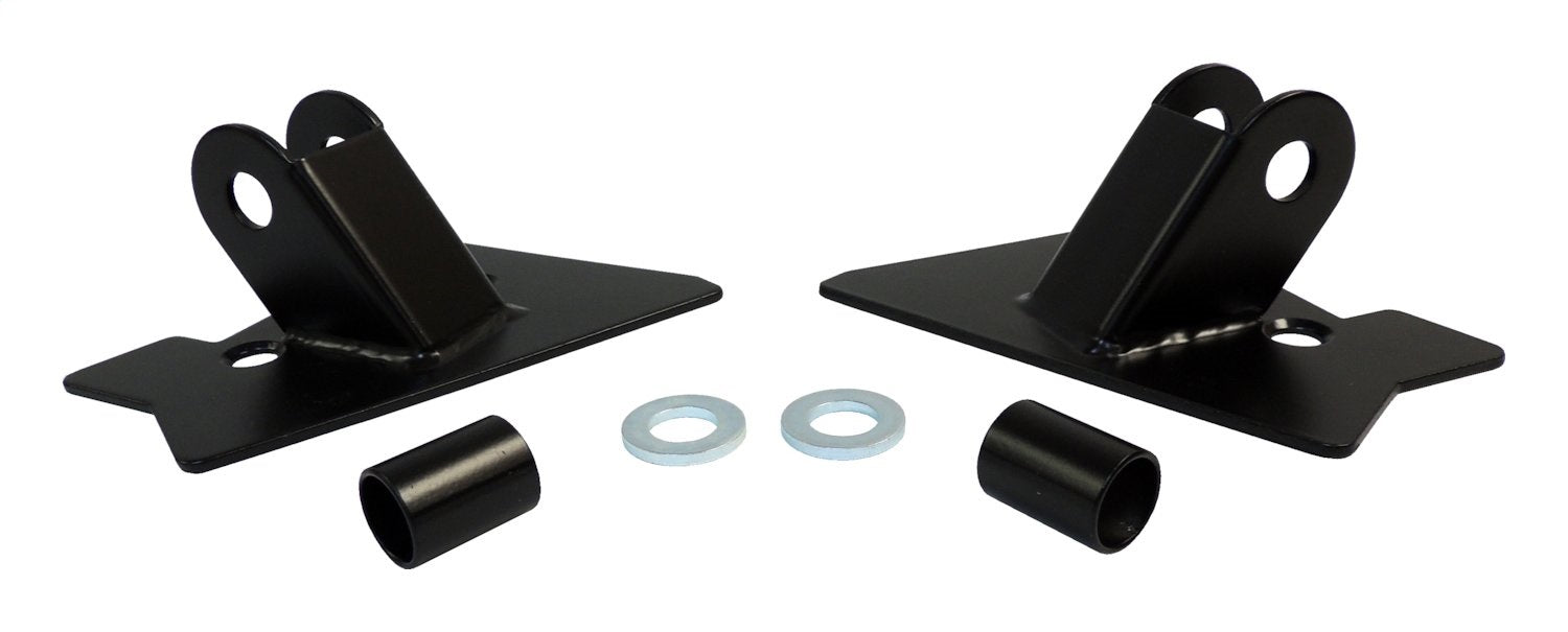 Mirror Relocation Bracket Set, Left & Right, Black RT Off Road