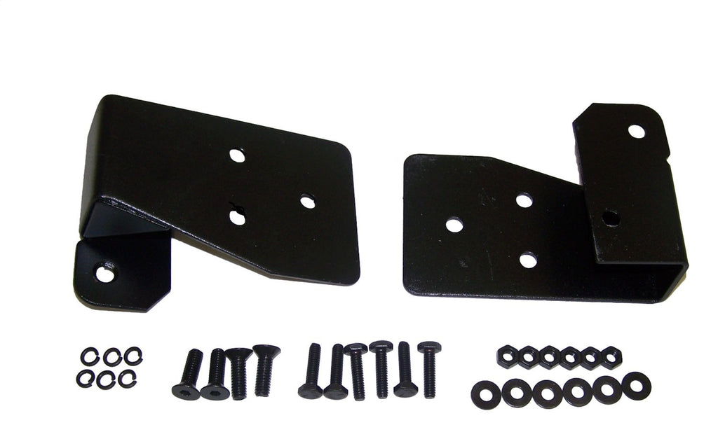 Black Mirror Relocation Brackets for 03-06 Jeep TJ Wrangler RT Off Road