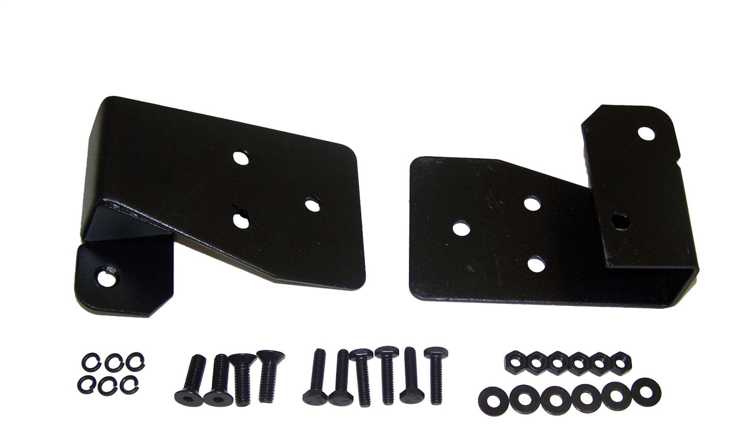 Black Mirror Relocation Brackets for 03-06 Jeep TJ Wrangler RT Off Road