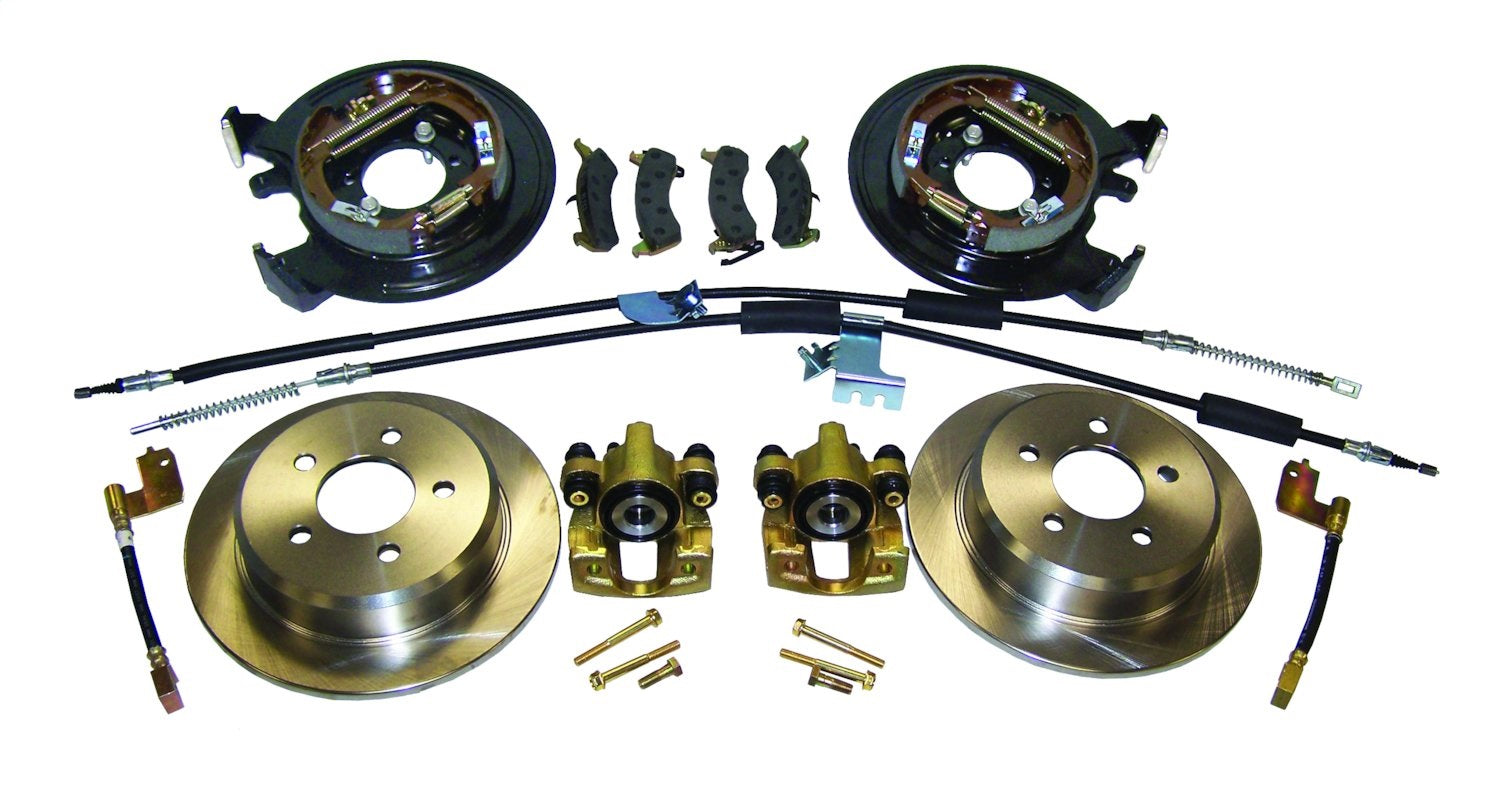 Disc Brake Conversion Kit, Rear, Dana 35, w/o ABS RT Off Road