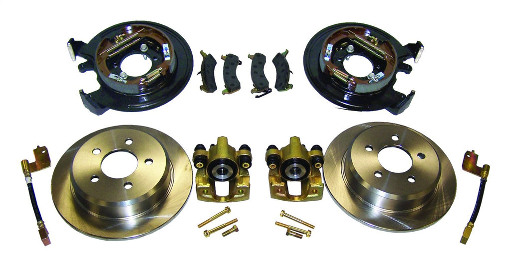 Disc Brake Conversion Kit for 91-06 Jeep TJ, YJ, ZJ, XJ w/ D35 Rear Axle w/o ABS RT Off Road