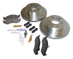 Front Performance Brake Kit for TJ, YJ, XJ, MJ, ZJ, ZG, Drilled & Slotted Rotors RT Off Road