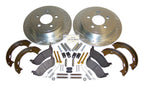 Rear Performance Brake Kit for Jeep TJ, KJ, Drilled & Slotted Rotors & Hardware RT Off Road