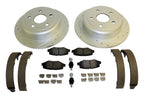 Rear Performance Brake Kit for Jeep 07-18 JK Drilled & Slotted Rotors & Hardware RT Off Road