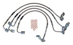 Stainless Steel Brake Hose Kit for 07-10 Jeep JK Wrangler w/ Up to 6 inch Lift RT Off Road