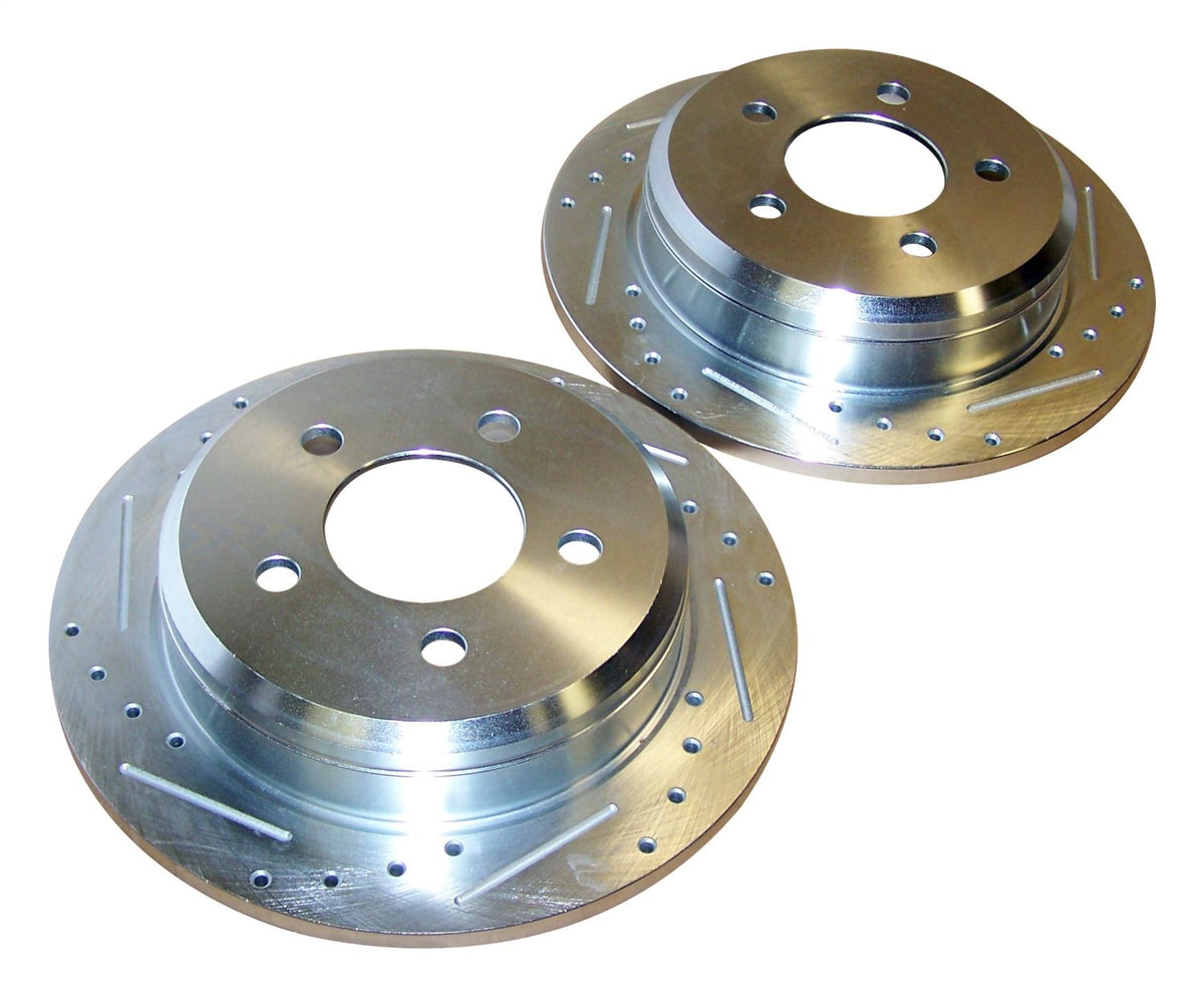 Disc Brake Rotor 1997-1998 ZG (Europe) Grand Cherokee High Performance Cross Drilled And Slotted RT Off Road