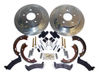 Rear Performance Brake Kit for Jeep ZJ, ZG, Drilled & Slotted Rotors & Hardware RT Off Road