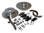 Rear Performance Brake Kit for Jeep WJ, WG, Drilled & Slotted Rotors & Hardware RT Off Road