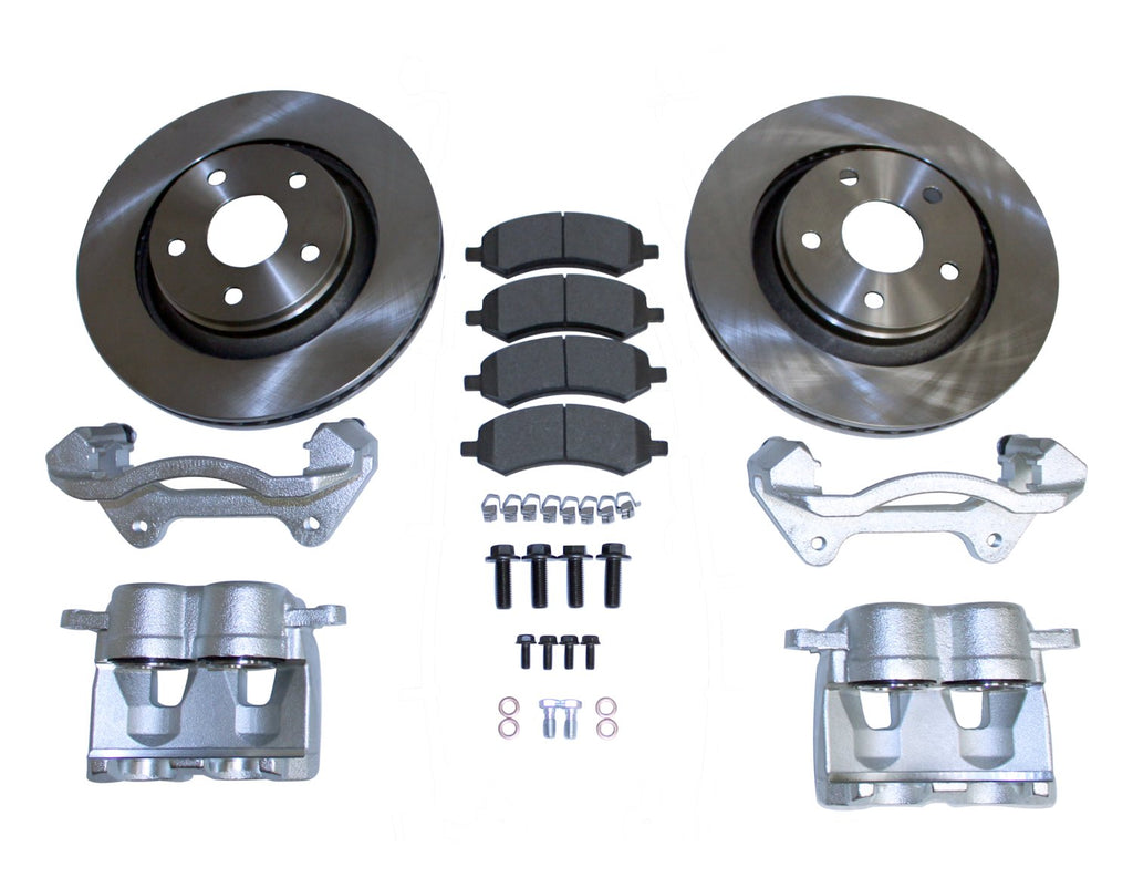 Jeep JK Wrangler Front Big Brake Kit w/ Vented Rotors & Dual Piston Calipers RT Off Road