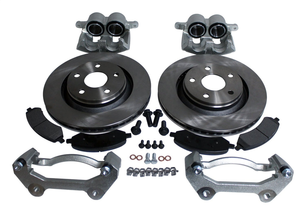 Jeep JK Wrangler Front Big Brake Kit w/ Vented Rotors & Dual Piston Calipers RT Off Road