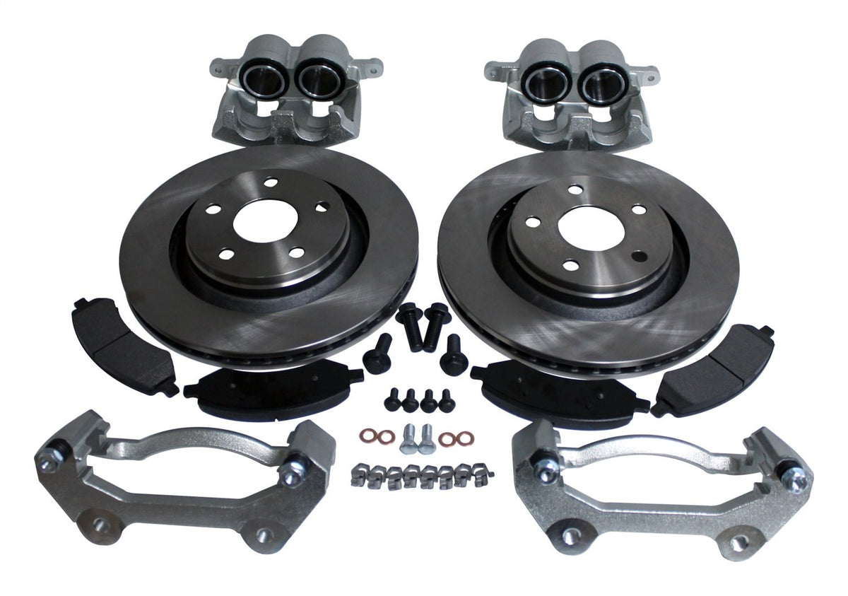 Jeep JK Wrangler Front Big Brake Kit w/ Vented Rotors & Dual Piston Calipers RT Off Road