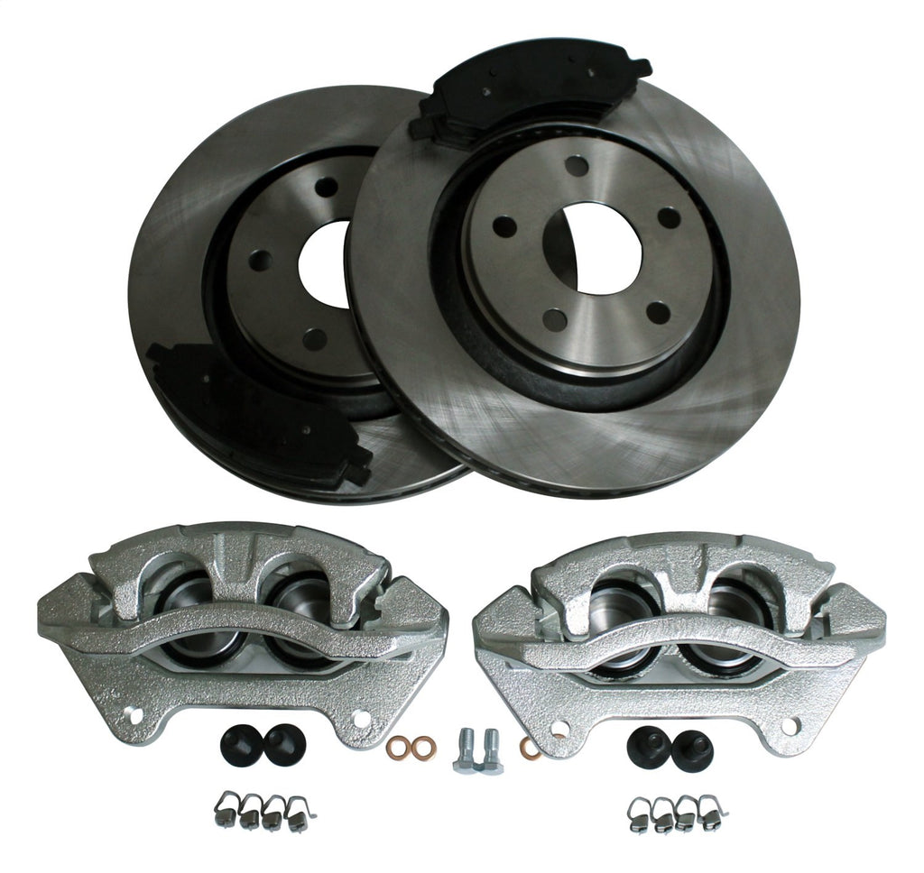 Jeep JK Wrangler Front Big Brake Kit w/ Vented Rotors & Dual Piston Calipers RT Off Road