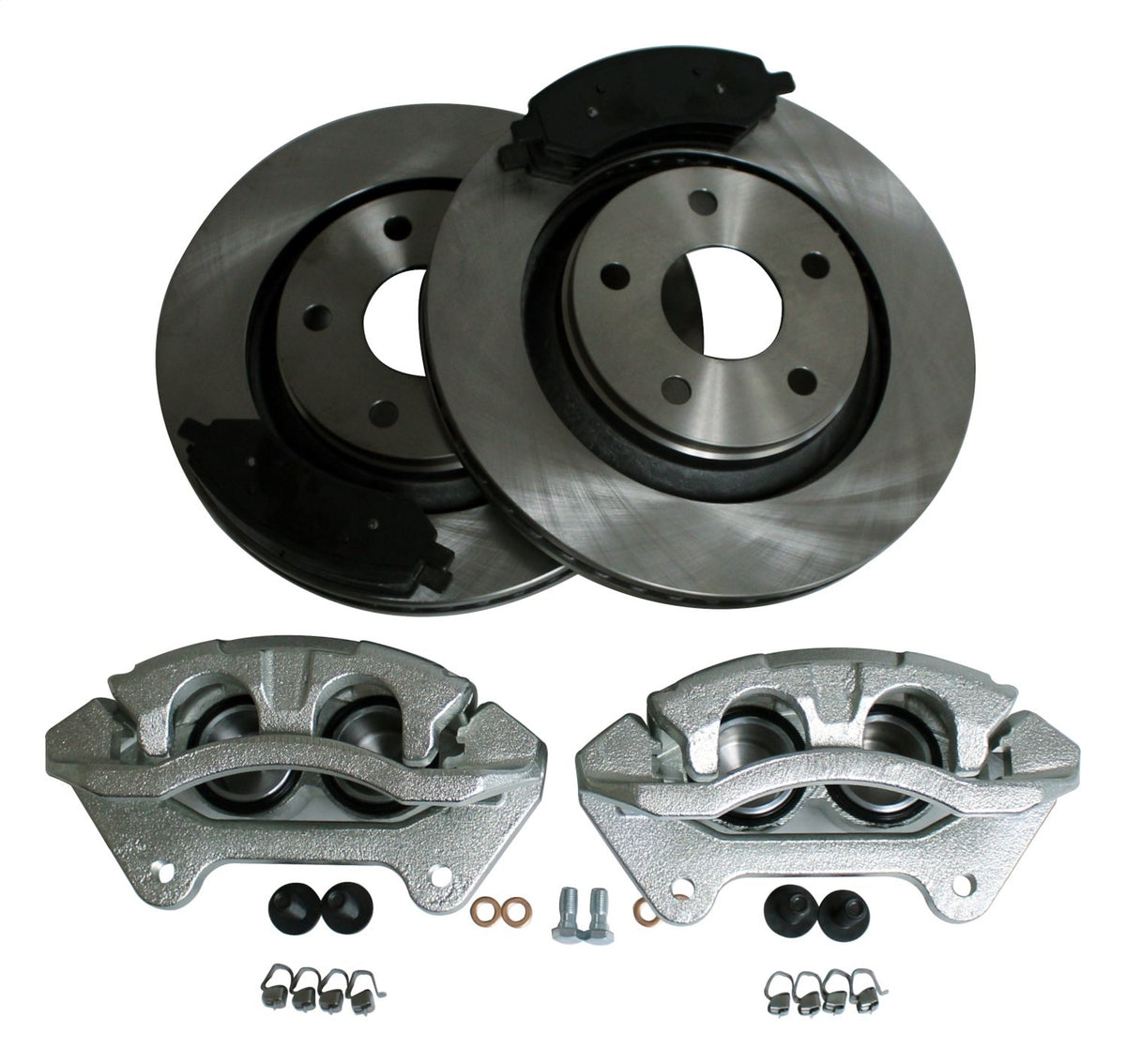 Jeep JK Wrangler Front Big Brake Kit w/ Vented Rotors & Dual Piston Calipers RT Off Road