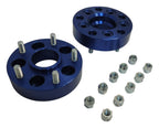 Wheel Adapter 2008-2012 KK Liberty 2 Wheel Adapters And 10 Nuts 1-1/2 Inch Thick Adapts 5 On 4.5 Inch To 5 On 5 Inch Blue Anodized RT Off Road