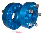 1.5 inch Wide Blue Anodized Wheel Spacer Set for 99-19 Jeep JK, WJ, WK, XK RT Off Road