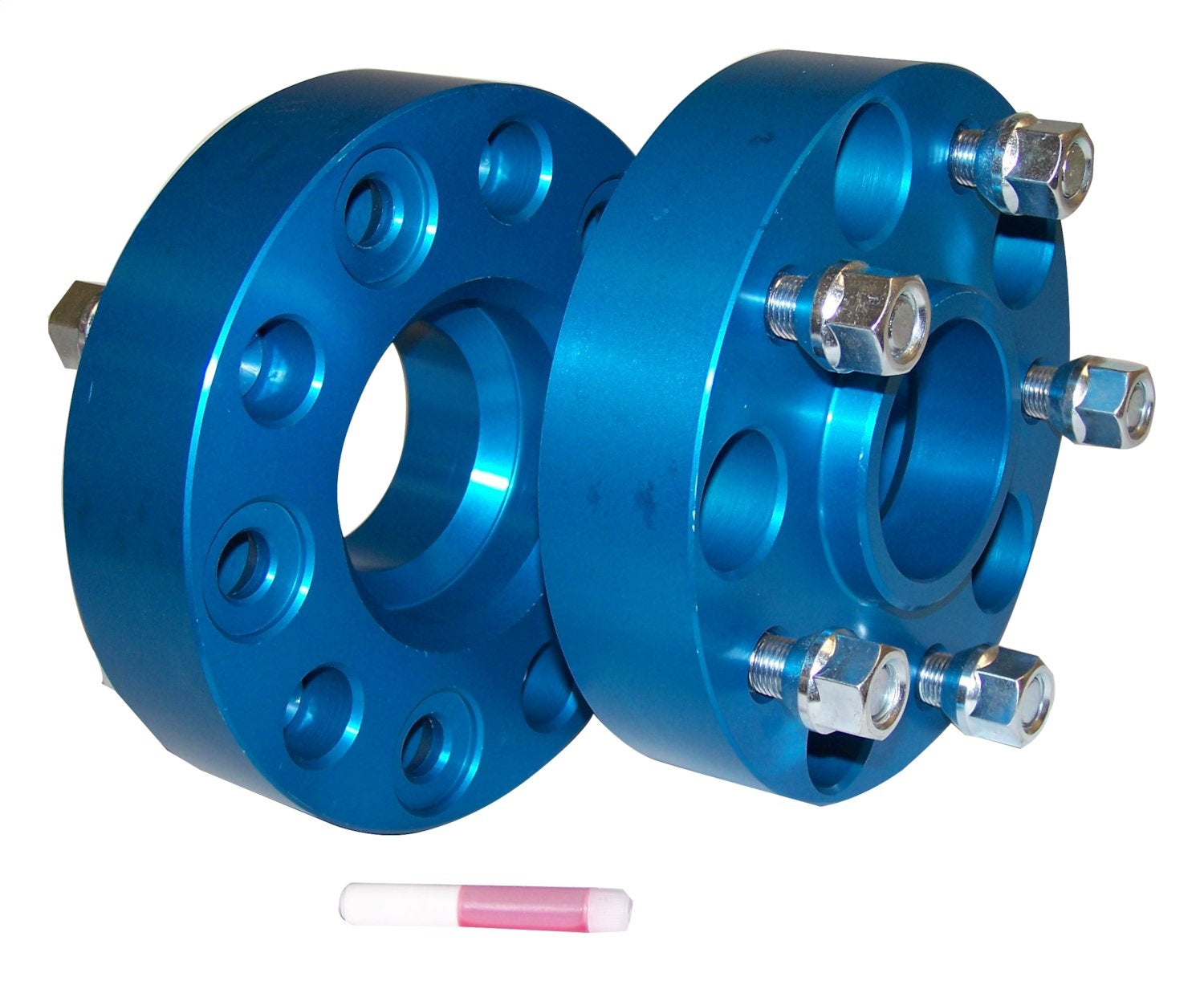 1.5 inch Wide Blue Anodized Wheel Spacer Set for 99-19 Jeep JK, WJ, WK, XK RT Off Road