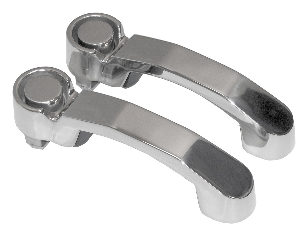 2 Stainless Steel Door Handles for 07-18 Jeep JK Wrangler and KK Liberty RT Off Road