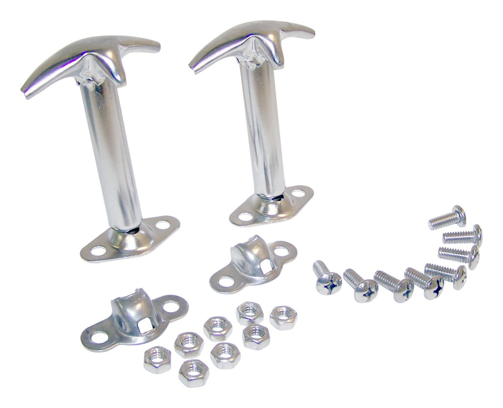 Stainless Steel Hood Catch Kit, Left & Right RT Off Road