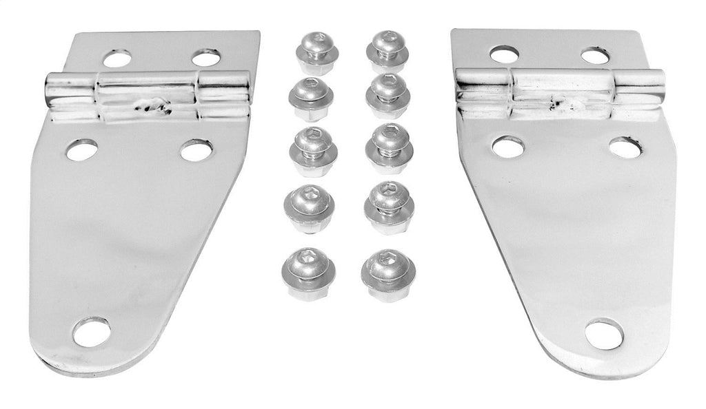 Stainless Steel Hood Hinge Set, Left & Right RT Off Road