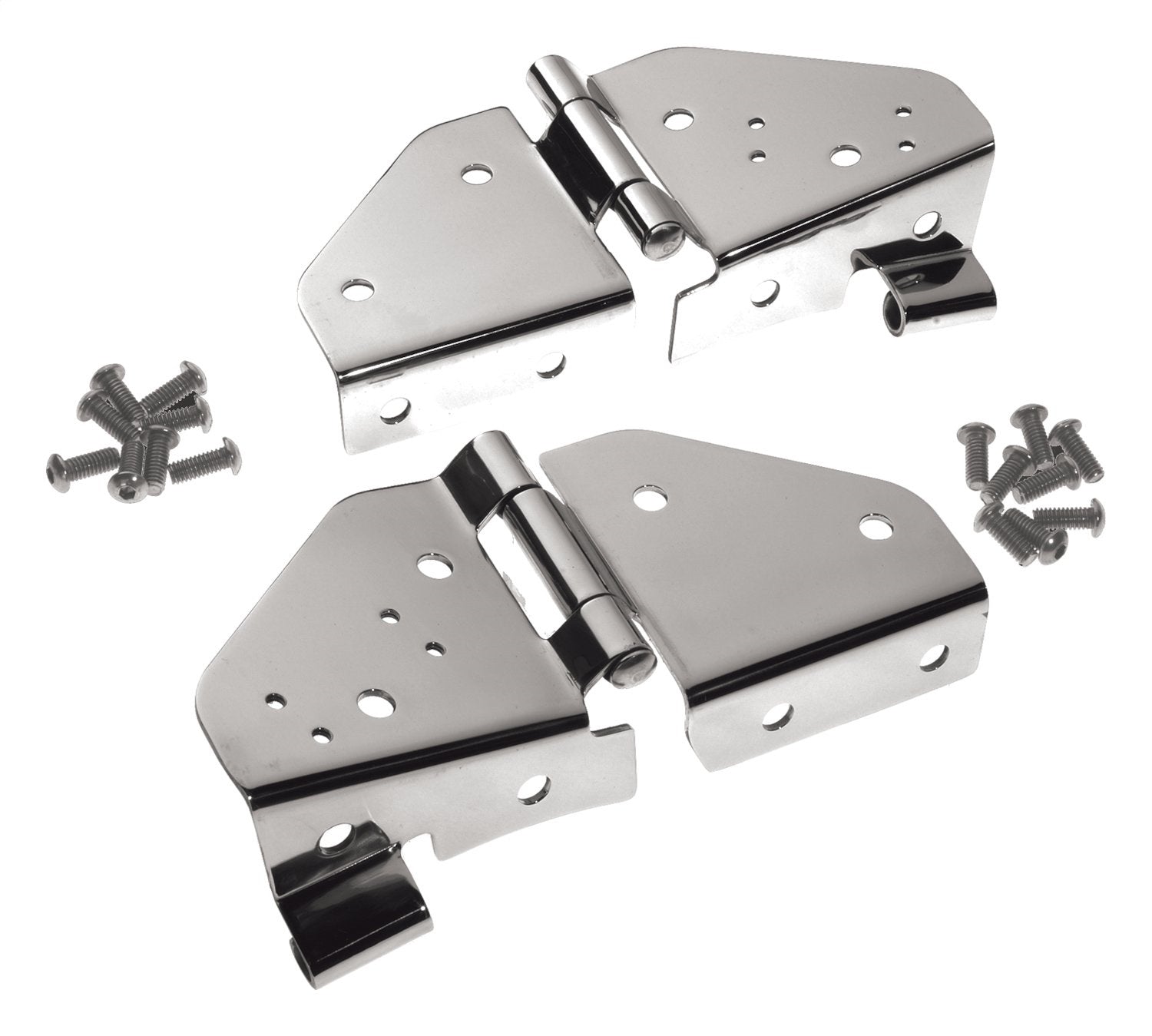 Windshield Hinge 1987-1995 YJ Wrangler Stainless Steel w/16 Screws RT Off Road