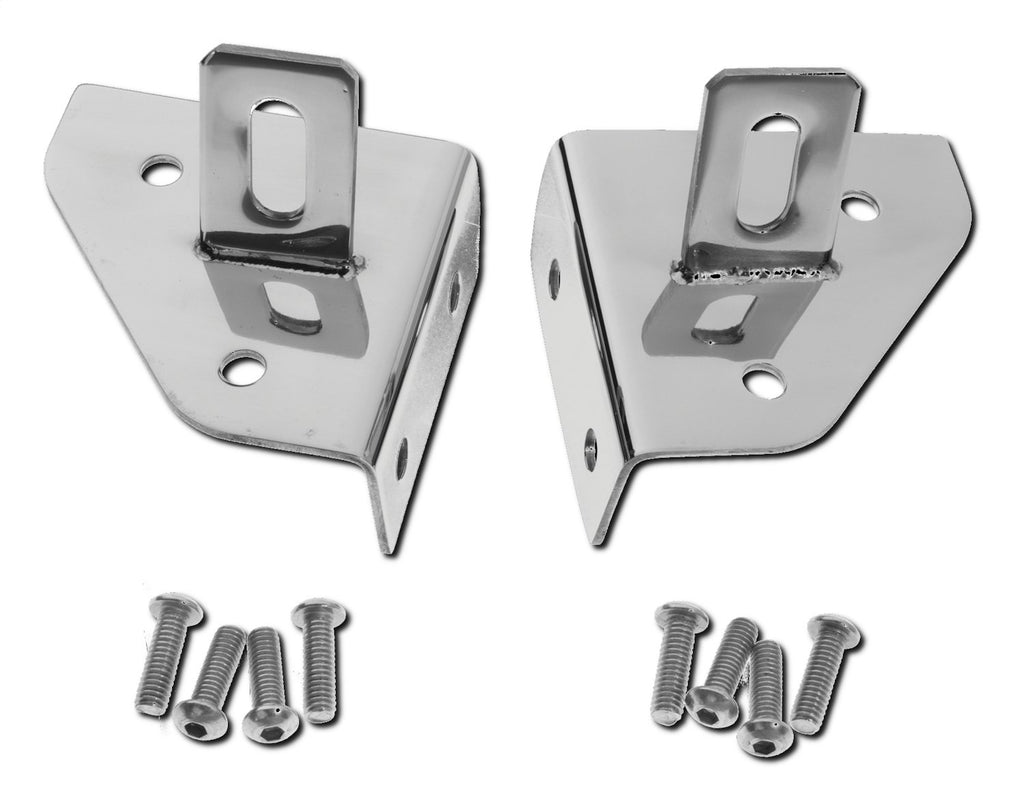 Windshield Hinge Light Bracket 1987-1995 YJ Wrangler Stainless Steel RT Off Road