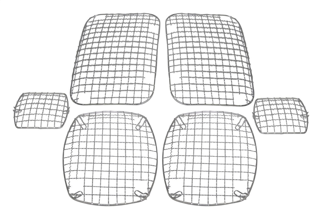 Headlight / Tail Light Guard Set 1987-1995 YJ Wrangler Stainless Steel RT Off Road