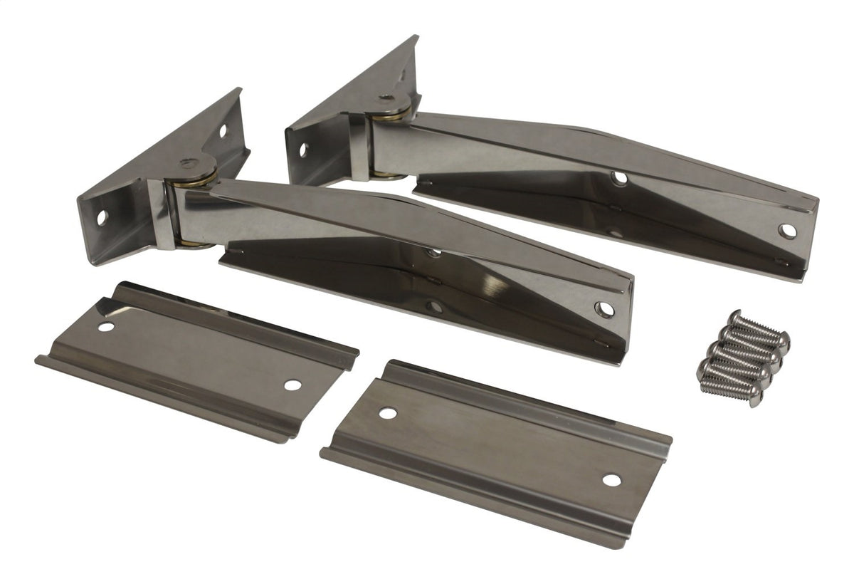 Tailgate Hinge 1997-2006 TJ Wrangler Stainless Steel w/2 Hinges/Hardware RT Off Road