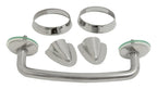 Windshield Tie Down Kit 1997-2006 TJ Wrangler Stainless Steel RT Off Road