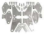 Polished Stainless Steel Hood Hinge Set (Body Side Only) for JK Wrangler w/ 4Dr RT Off Road