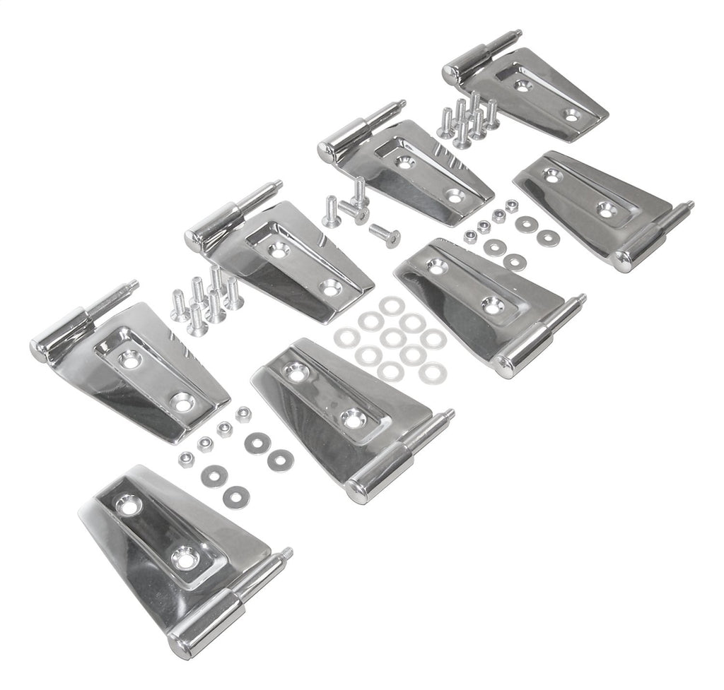 Stainless Steel Door Hinge Kit For 2007-2018 Jeep JK Wrangler w/ 4 Doors RT Off Road
