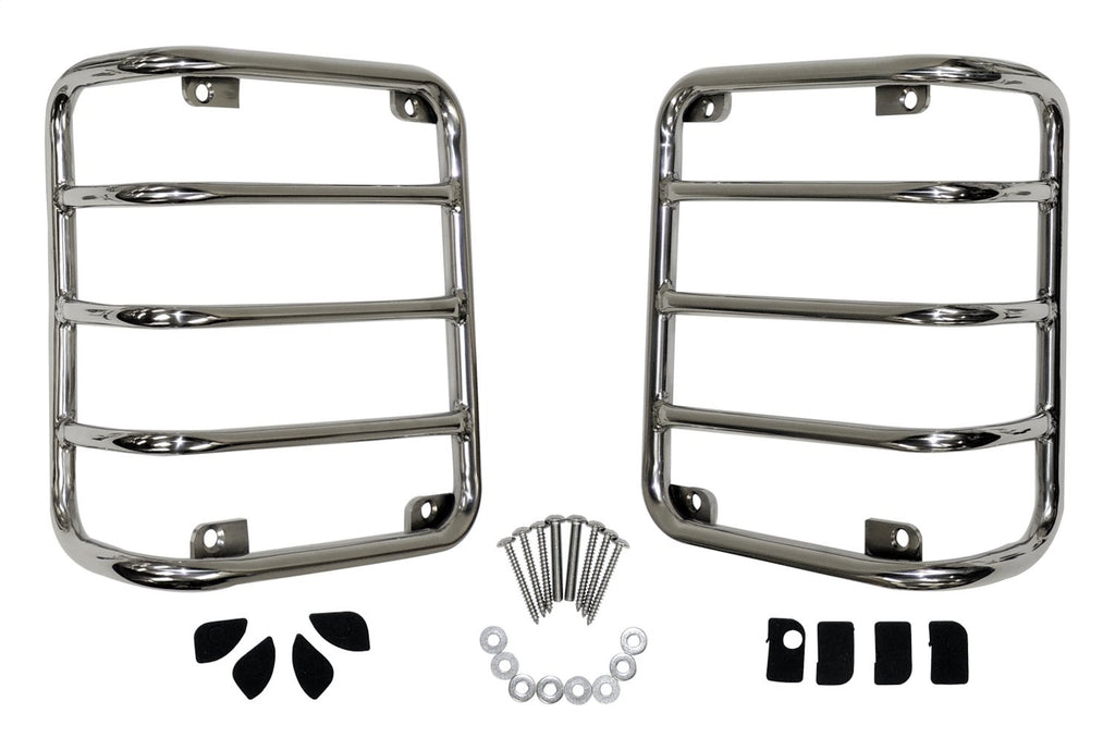 Tail Light Guard 2007-2018 JK Wrangler Stainless Steel RT Off Road