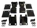 Hood Latch Assembly 1987-1995 YJ Wrangler Matte Black Powder Coat Stainless Steel RT Off Road