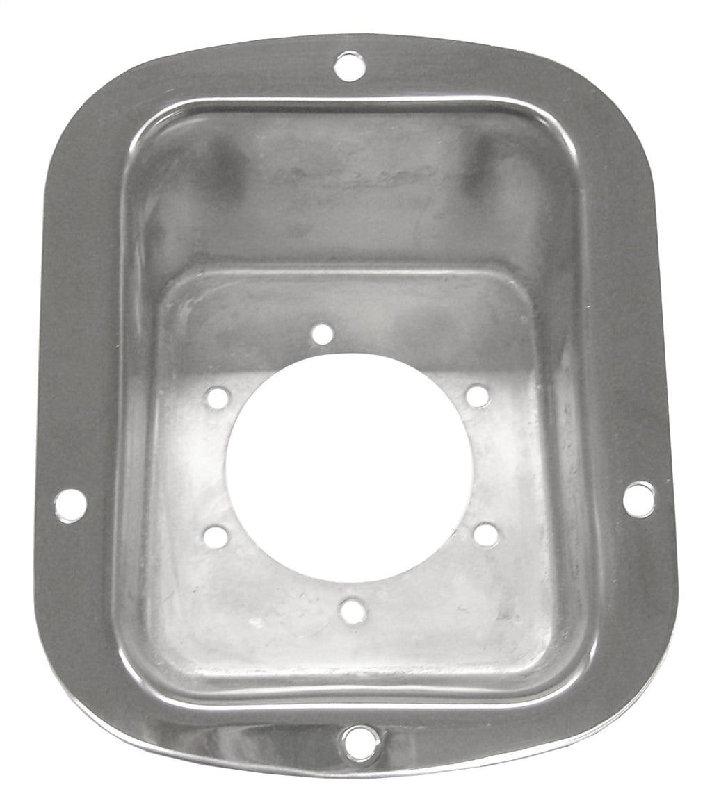 Stainless Steel Fuel Filler Bezel for 78-95 CJ-5, CJ-7, CJ-8, YJ Wrangler RT Off Road