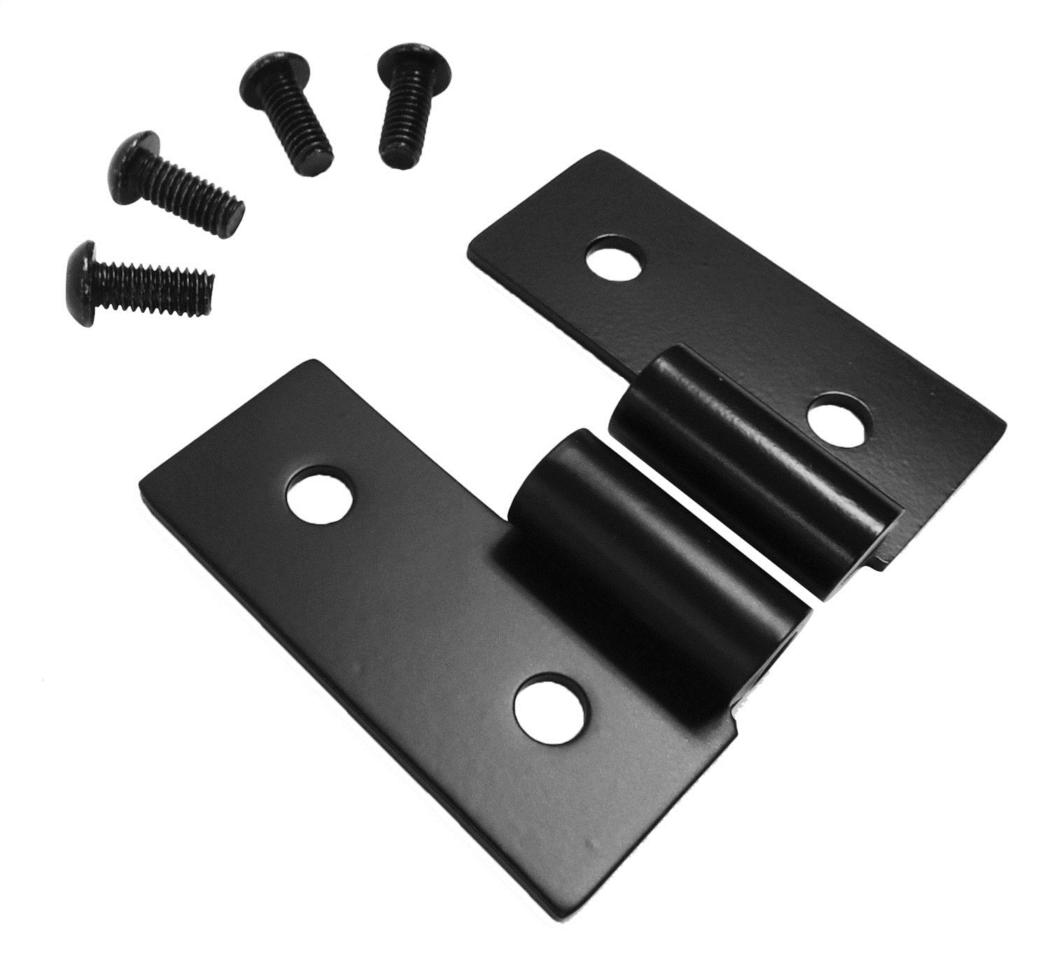 Door Hinge Bracket Set, Left & Right Front Lower, Matte Black, Stainless Steel RT Off Road