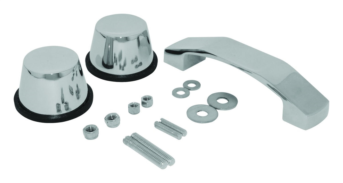 Stainless Steel Windshield Tie Down Kit for 2007-2018 Jeep JK Wrangler RT Off Road