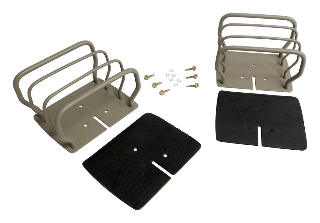 Titanium Finish Euro Tail Lamp Guard Set for 76-86 CJ-7, CJ-8, YJ, TJ Wranglers RT Off Road