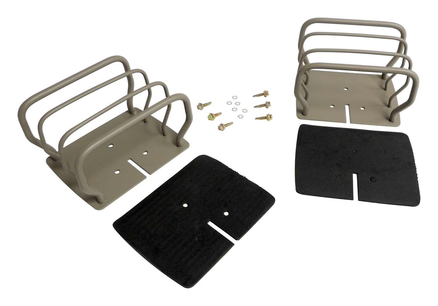 Titanium Finish Euro Tail Lamp Guard Set for 76-86 CJ-7, CJ-8, YJ, TJ Wranglers RT Off Road