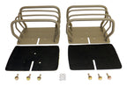Titanium Finish Euro Tail Lamp Guard Set for 76-86 CJ-7, CJ-8, YJ, TJ Wranglers RT Off Road
