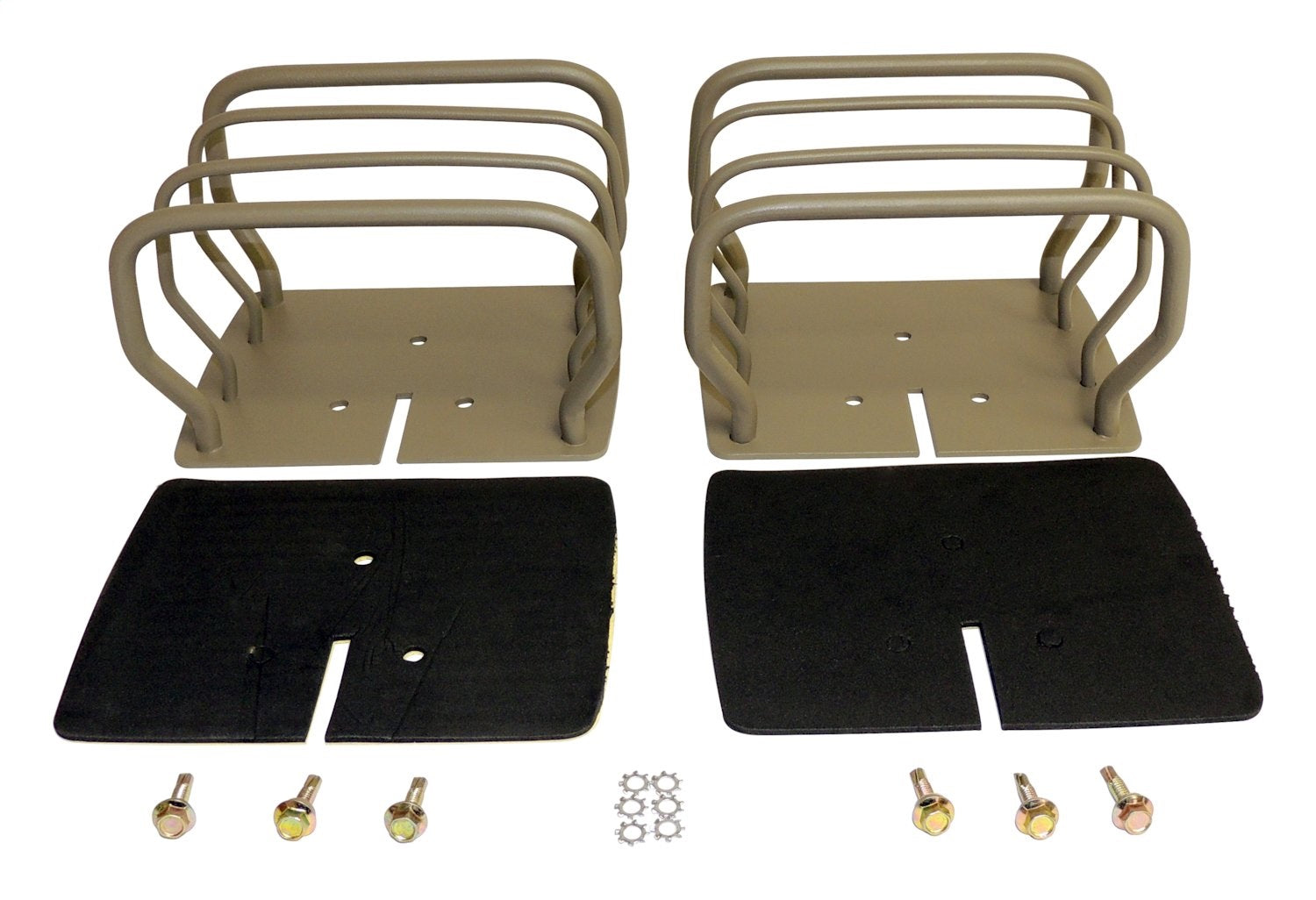 Titanium Finish Euro Tail Lamp Guard Set for 76-86 CJ-7, CJ-8, YJ, TJ Wranglers RT Off Road