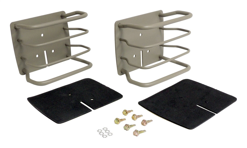 Titanium Finish Euro Tail Lamp Guard Set for 76-86 CJ-7, CJ-8, YJ, TJ Wranglers RT Off Road