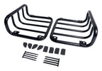 Tail Light Guard 2007-2018 JK Wrangler Black Powder Coated Stainless Steel w/2 Guards And Hardware RT Off Road