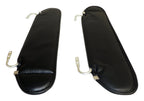 Windshield Visor 1987-1995 YJ Wrangler 2 Black Sun Visors Mounts w/Original Hardware RT Off Road