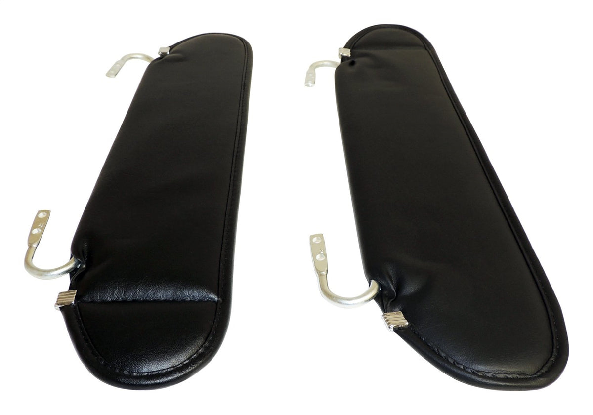 Windshield Visor 1987-1995 YJ Wrangler 2 Black Sun Visors Mounts w/Original Hardware RT Off Road