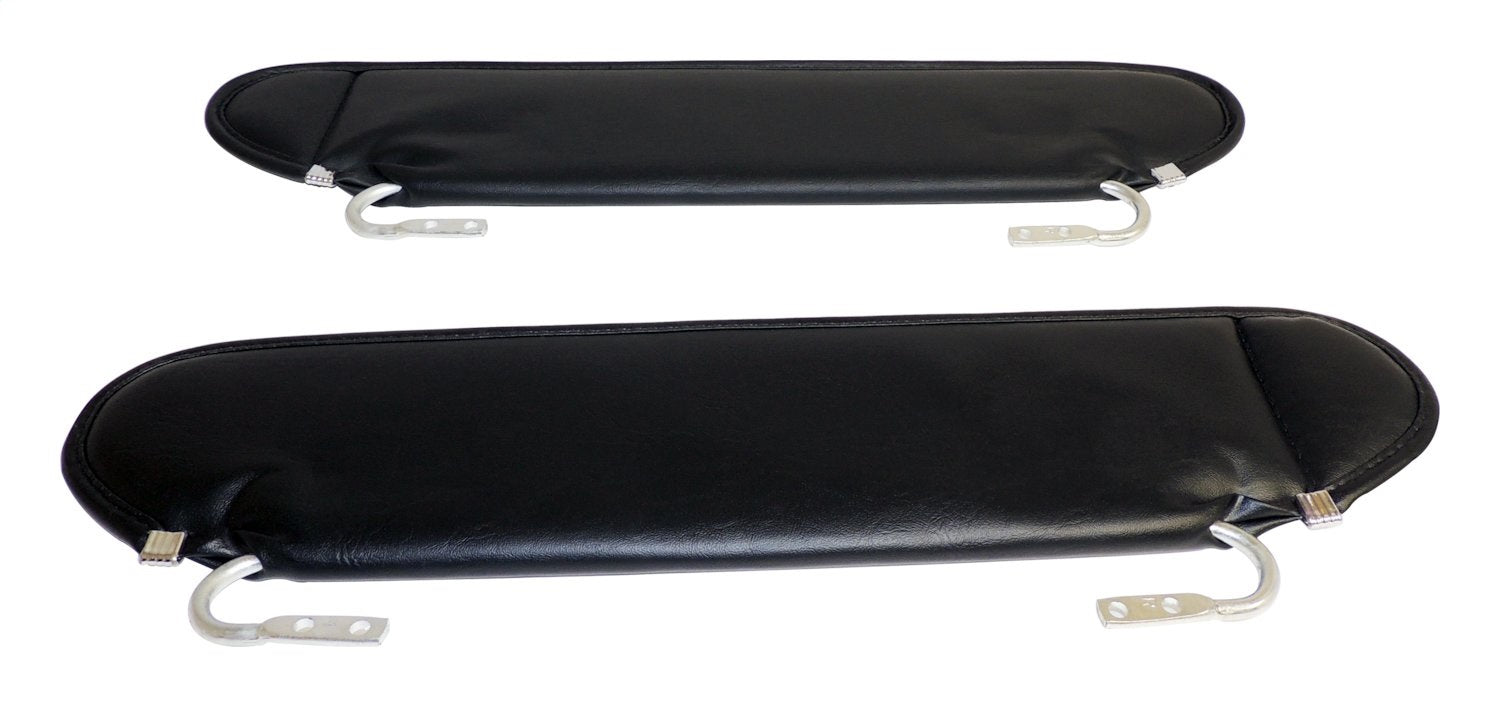 Windshield Visor 1987-1995 YJ Wrangler 2 Black Sun Visors Mounts w/Original Hardware RT Off Road