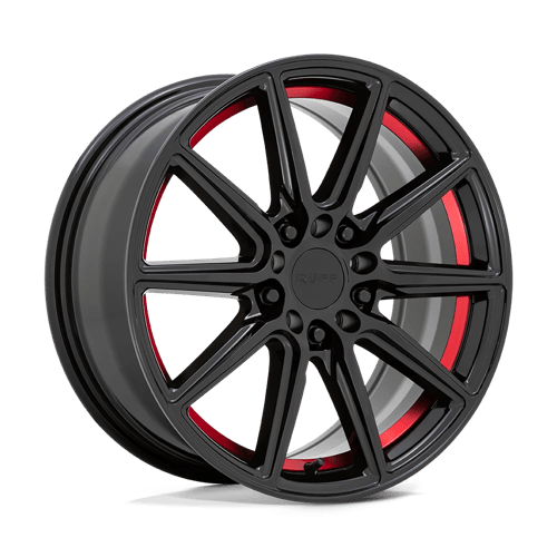 THROTTLE 18X8 5X112/120 76 +38 G-BLK-RD